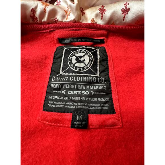 Vintage Y2K G-Unit Rapper Affliction Style Zip Up Mens Size MEDIUM - Picture 3 of 9